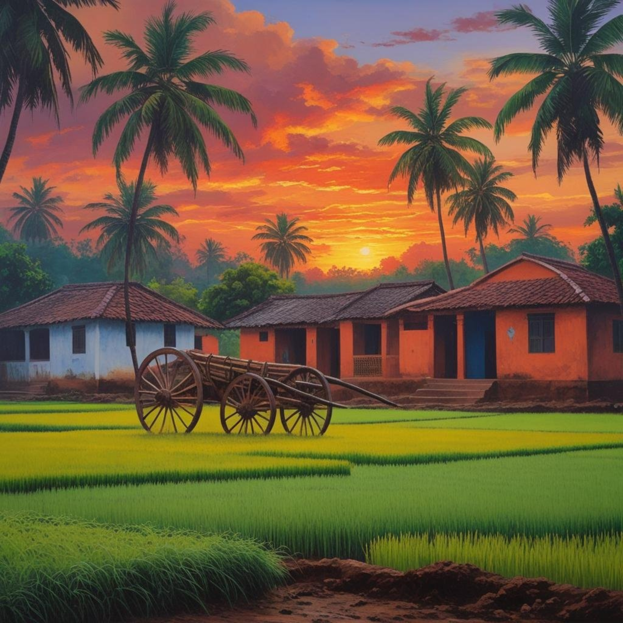 Village background